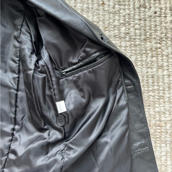 Vintage Leather Blazer - Picture 6 of 8